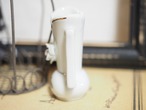 薔薇モチーフの小さな花瓶 金彩(持ち手付き) 画像4