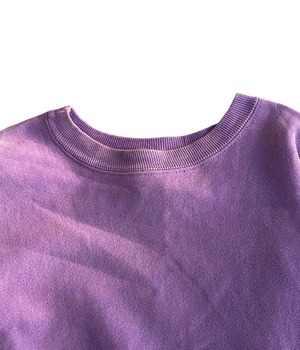 Vintage 90s L Champion reverse weave sweatshirt -Purple plain-