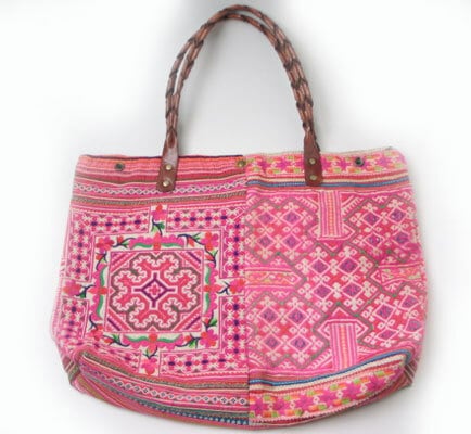 モン族古布/刺繍バック | Ethnic Beauty