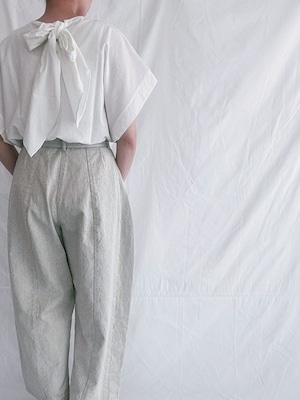 BUNON / khadi cotton woven-T Ribbon woven-T