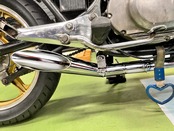 GSX250用 ゴキ ザリ イノカン3 オリジナル マフラー 25イノカン メッキ