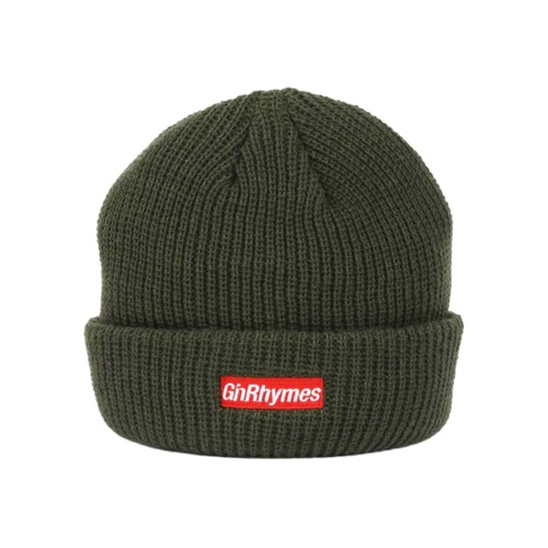GINRHYMES/"SMALL BOX LOGO"LOW WATCH/KHAKI