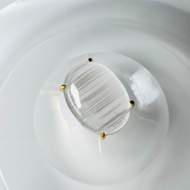 no.7 ニードルイントパーズ ペンダントトップ兼ブレスチャーム