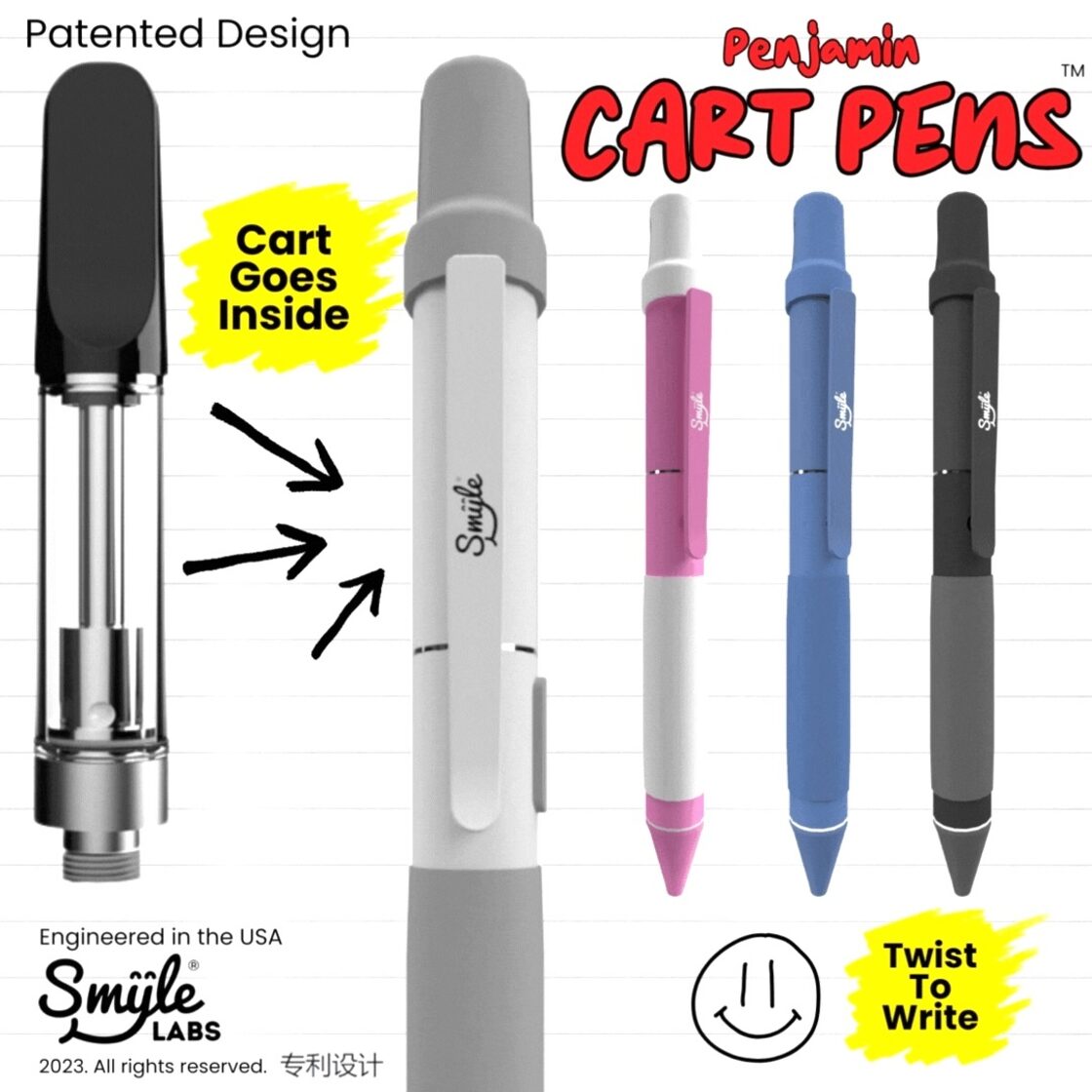 420friendly Smyle Penjamin Cart Pen －ペン型バッテリー | PAY ID