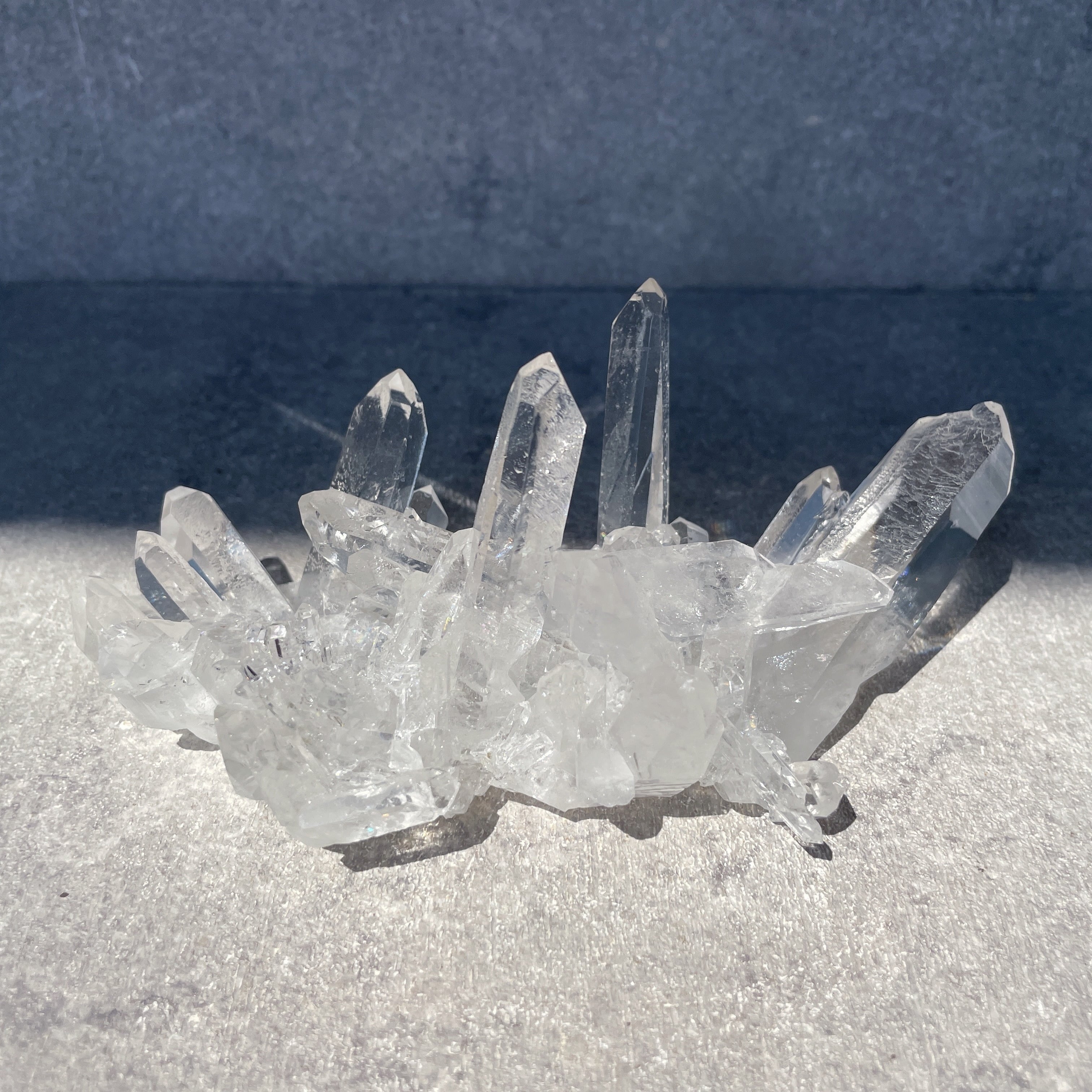 ゼッカ産水晶クリアクォーツ クラスター12◇ Clear Quartz From Zeca