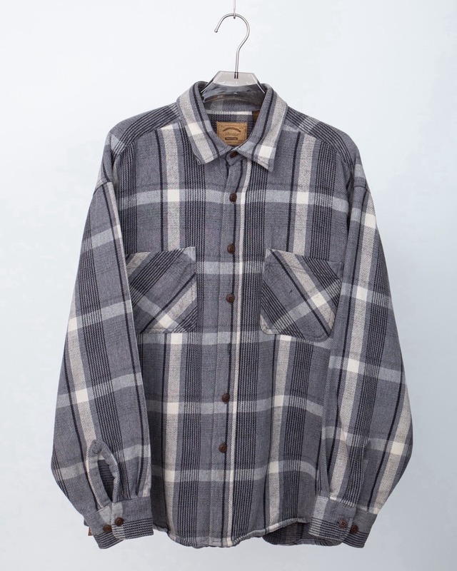 "St.JOHN'S BAY" heavy weight flannel check shirt