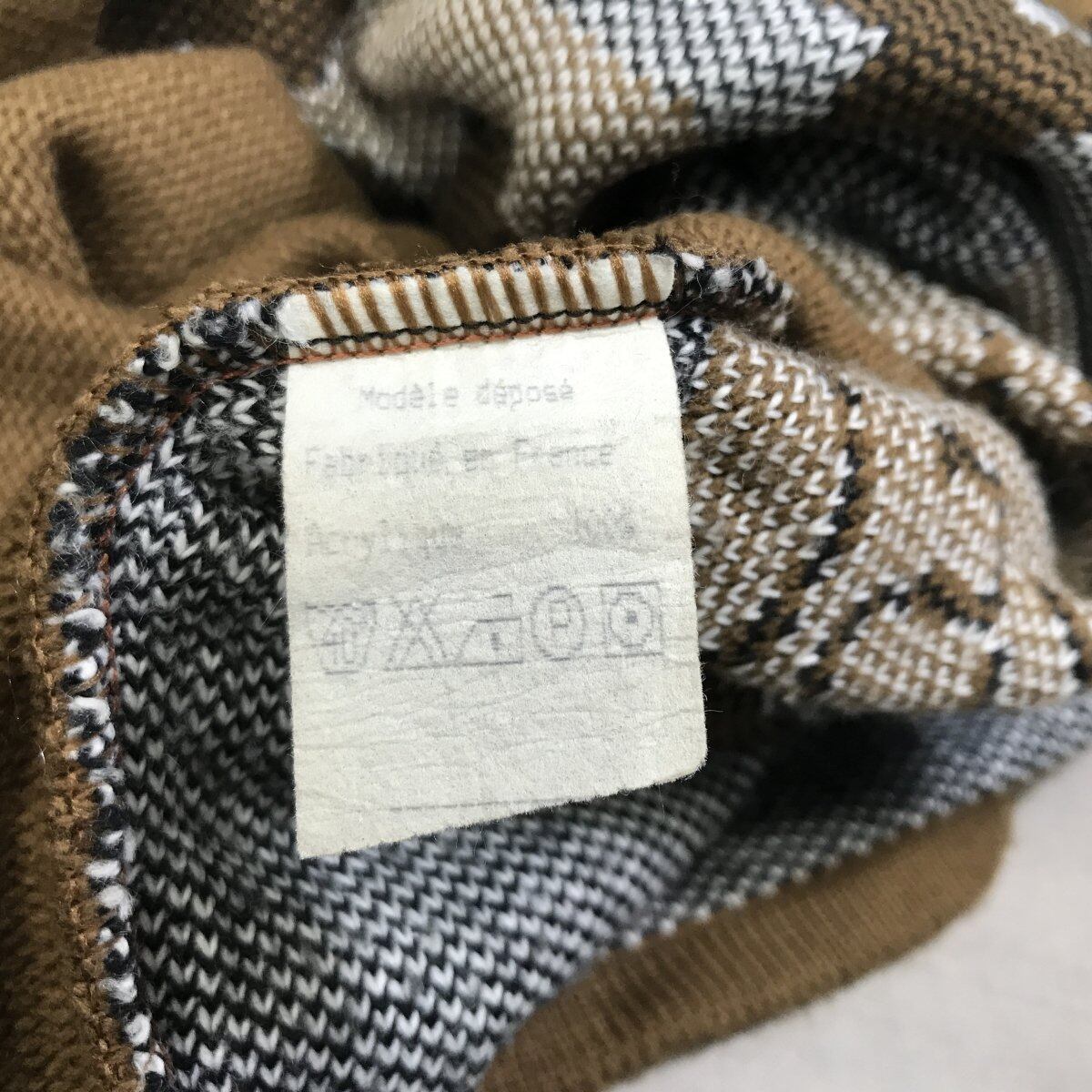 USED EURO 80〜90年代 FRANCE FABRIC 総柄 ポップアートデザイン