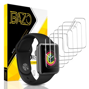 【数量限り】BAZO Apple Watch(41mm/40mm)液晶 保護フィルム TPU製 キズ修復 高透過率 取扱簡単 気泡レス アップルウォッチ 用Apple Watch Series 7/6/5/4/SE対応