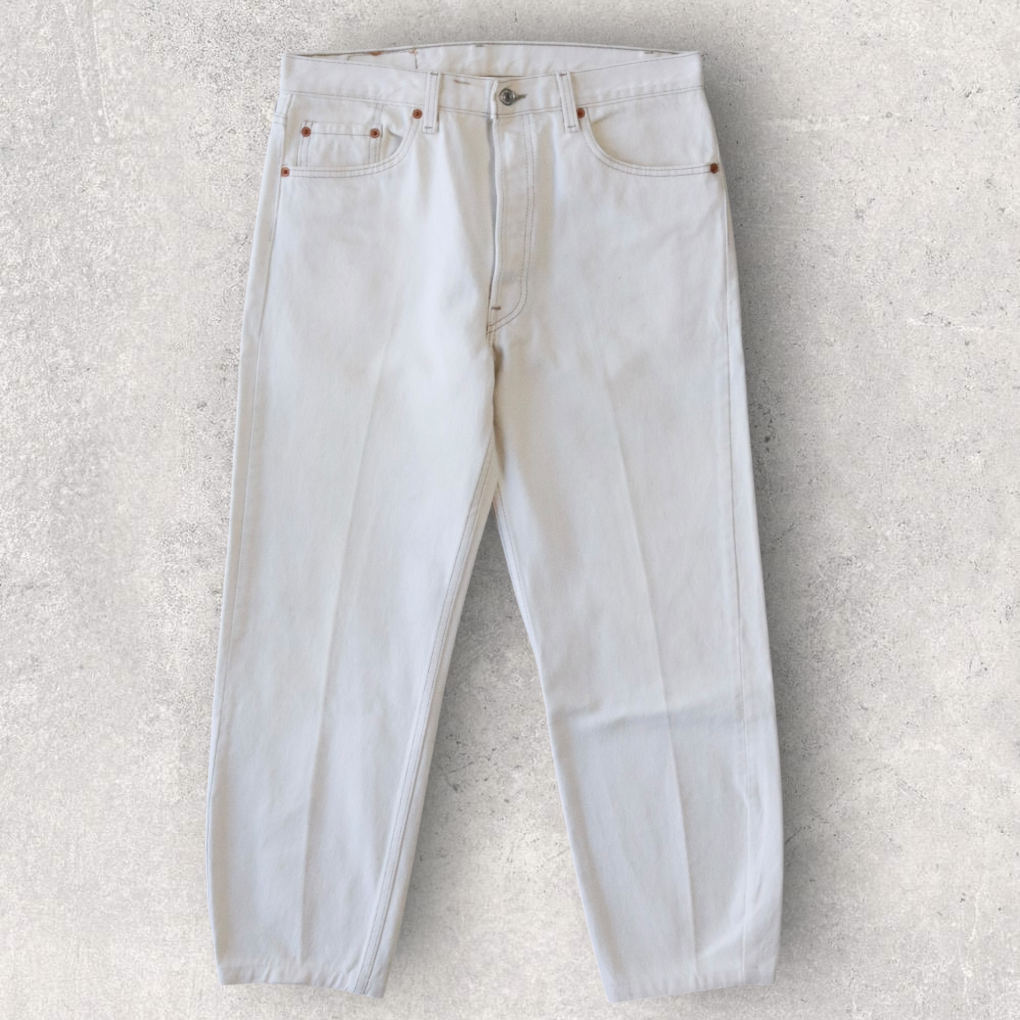 Levis 501 Color Denim white Made In Usa 90s Focus Levis 501 Color Denim white Made In Usa 90s Focus