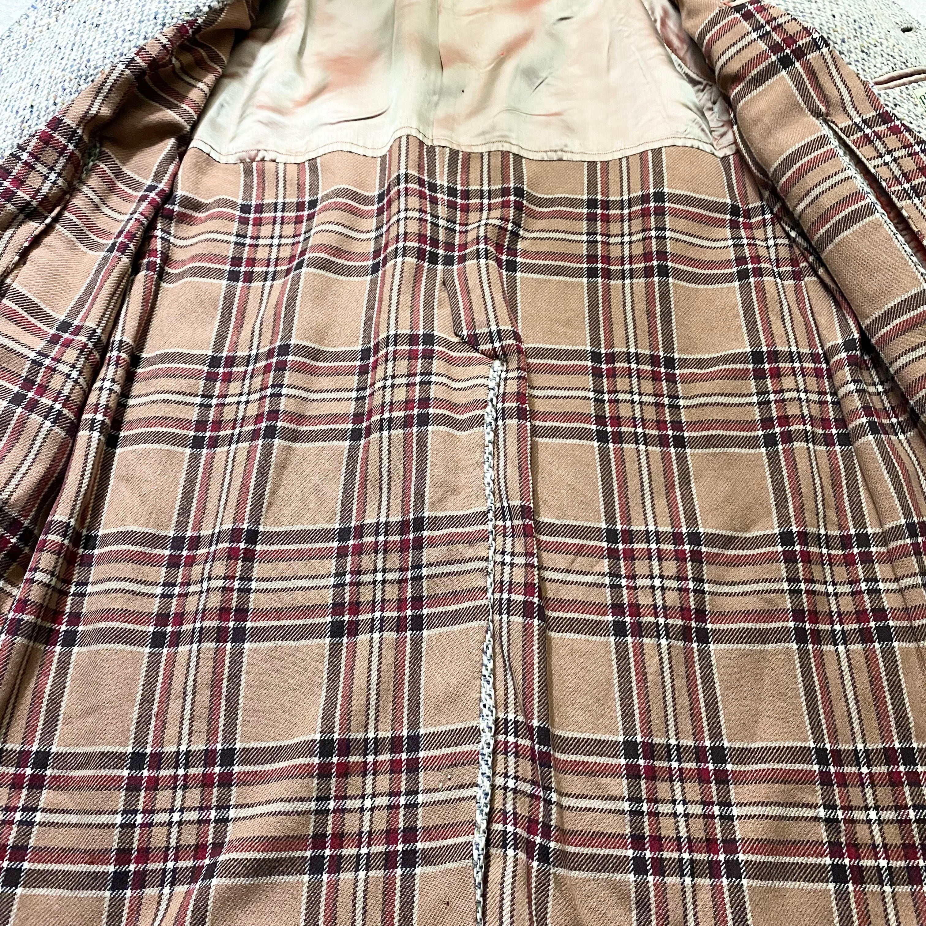 vintage 1950's BURBERRYS irish tweed single coat | NOIR ONLINE