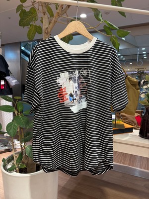 ガールボーダープリントTシャツ［Color:ブラック］通常価格￥9240→特別価格￥7590