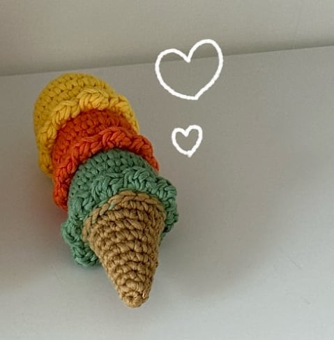 3段/即納【KKAMITOY】IceCream Toy