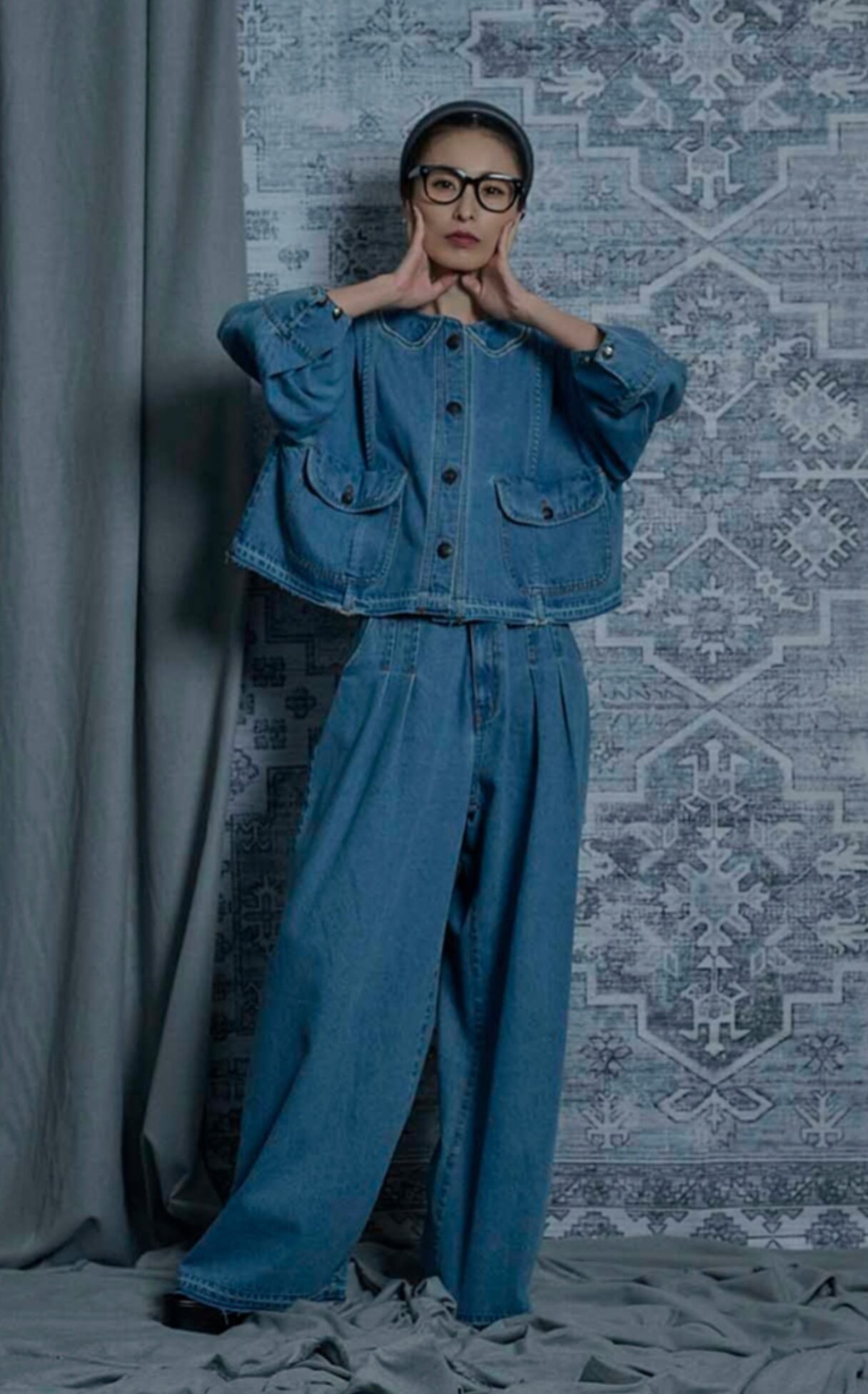 ☆予約販売【 THOMAS MAGPIE 】denim blouson (2241503) 2024年3 ☆予約販売【 THOMAS MAGPIE 】denim blouson (2241503) 2024年3