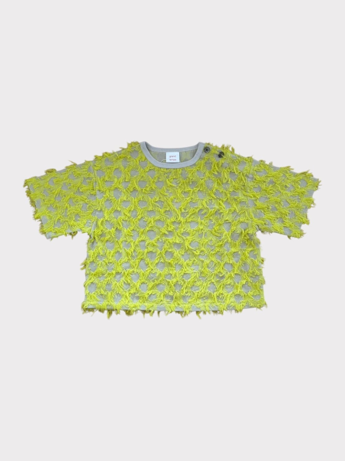fringe jacquard Tee