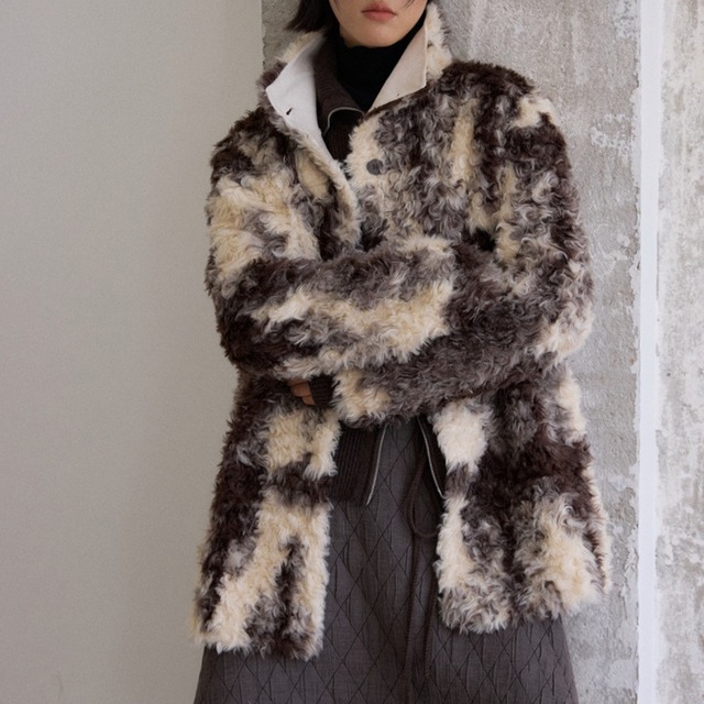 Leopard Square-Toe Ballet Flats  T3740