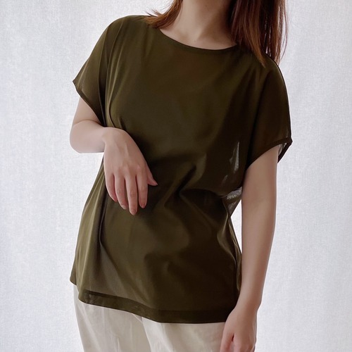 シアーノースリーブ (olive green)