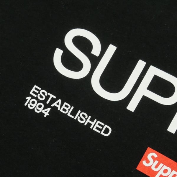Size【L】 SUPREME シュプリーム 21AW Est. 1994 Tee Black Tシャツ 黒