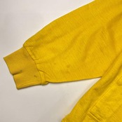 リネン混 Christian Dior SPORT クリスチャンディオール スポーツ 長袖 ポロシャツ L/イエロー レディース