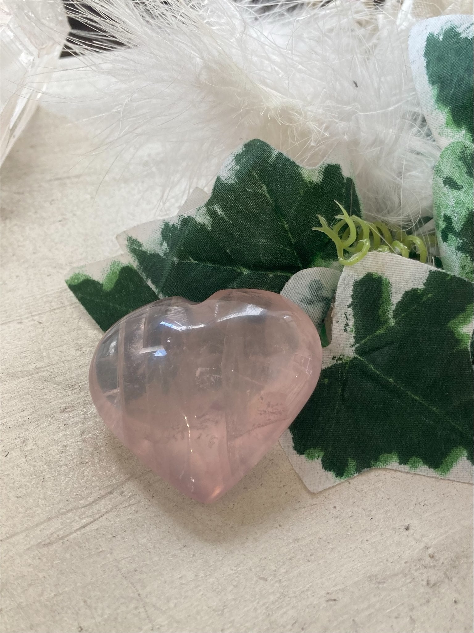 愛品館 市原店】ローズクォーツ ポリッシュ台付