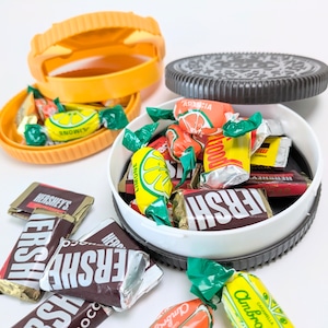 【 Sweets Plastic Container ( スイーツ プラスチック コンテナー ) 】 OREO ( オレオ )& Ritz(リッツ) / 小物入れ / コンテナ / キャンディボックス〚アメリカン雑貨 アメトイ〛