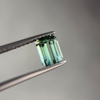 グラデーションカラートルマリン エメラルドカット 6.2x4.5mm, 0.87ct, アフガニスタン産