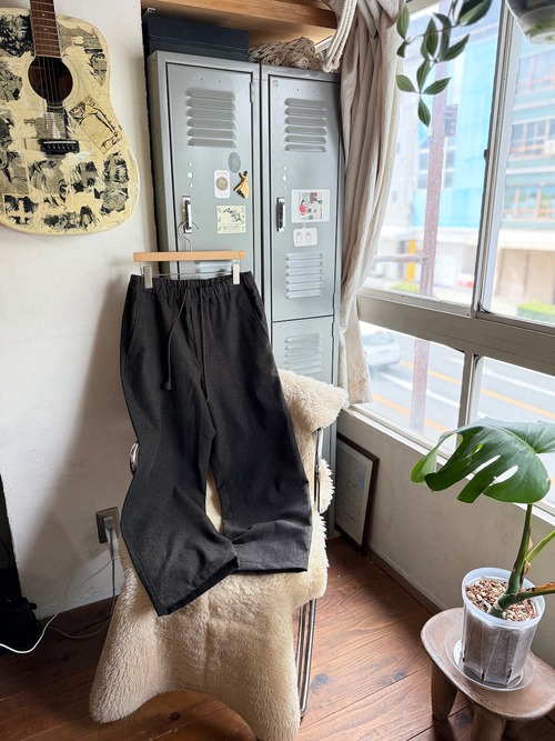 HEALTH / EASY PANTS #3 茶ヘリンボン