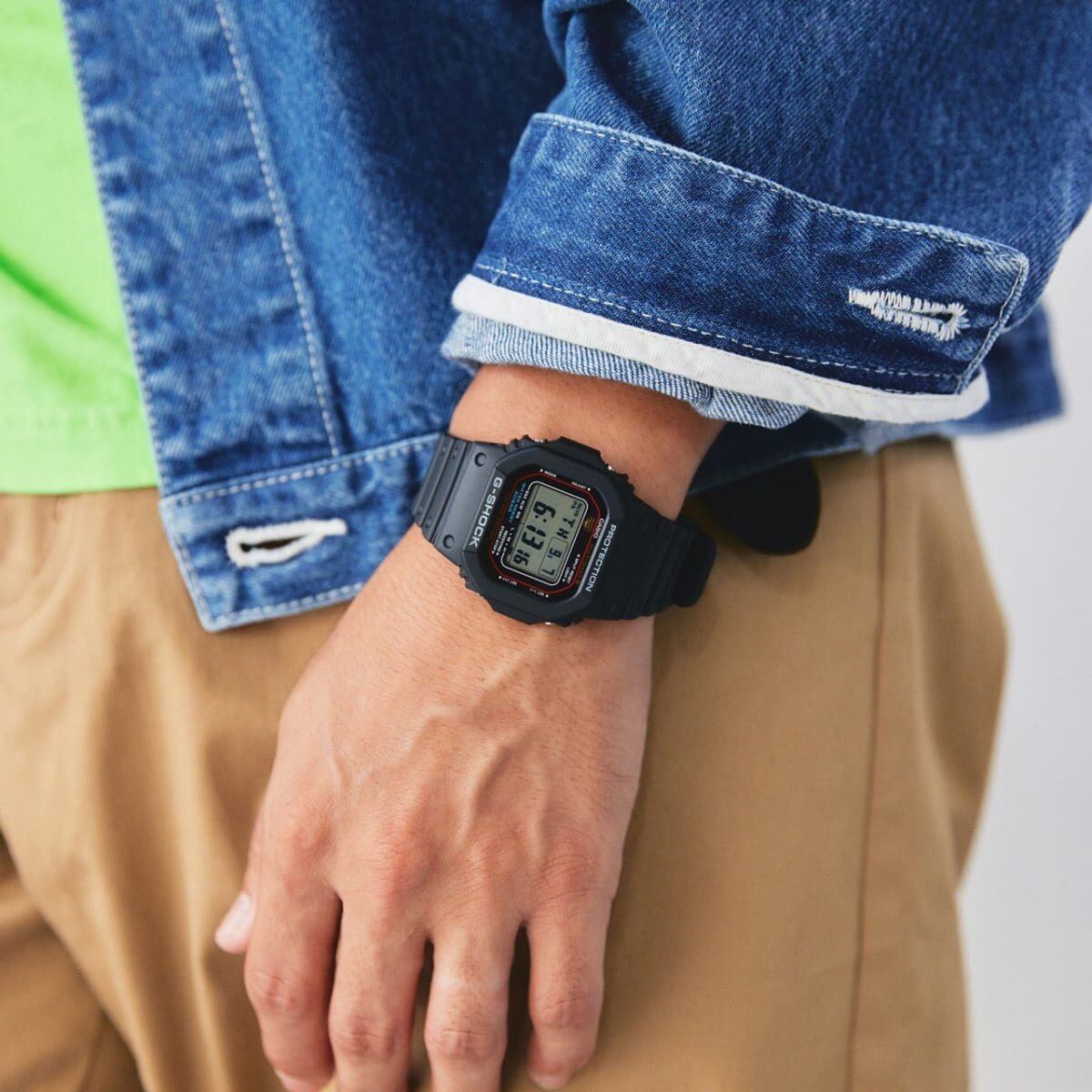 国内正規品 CASIO G-SHOCK カシオ Gショック スクエア タフソーラー 