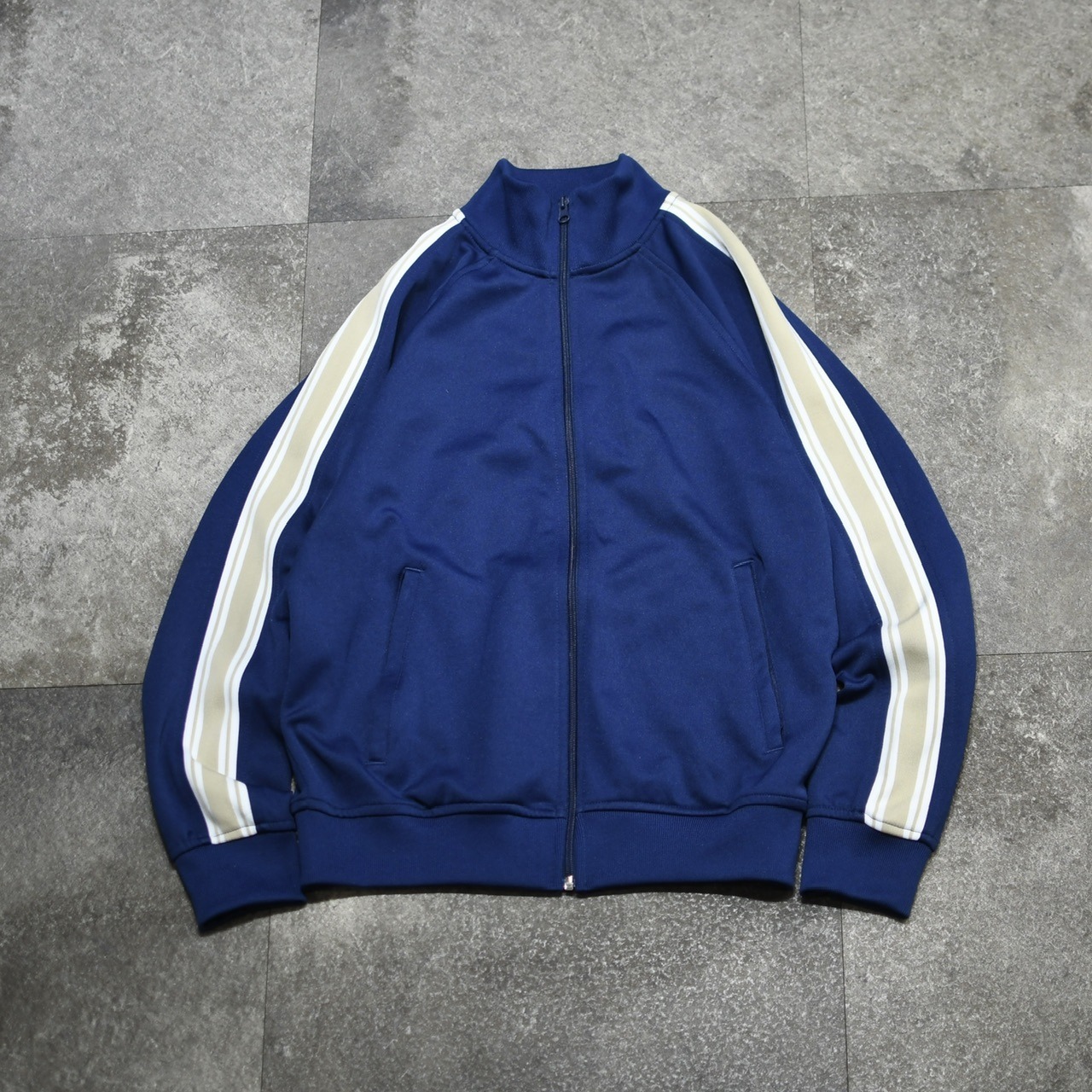 side line track jacket navy