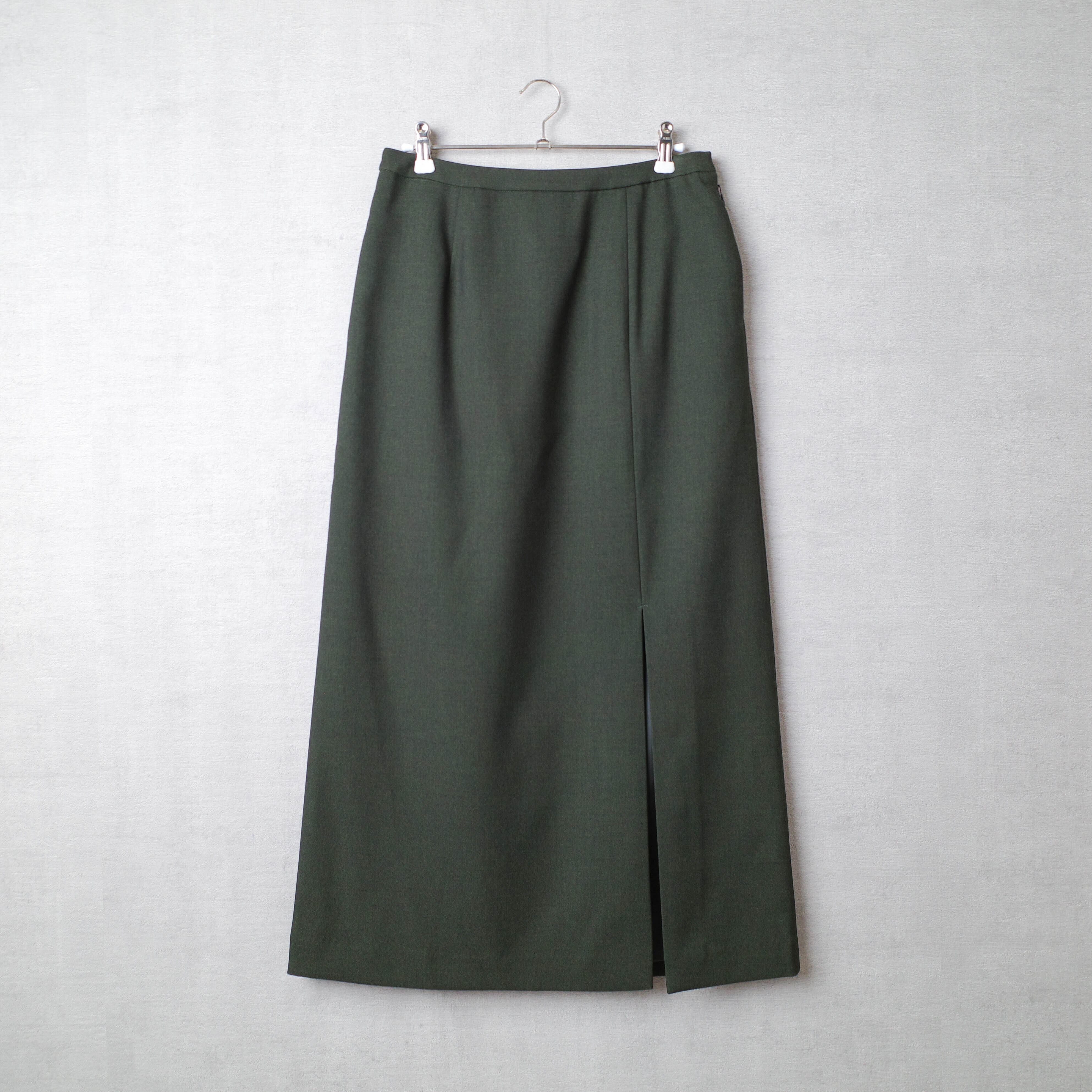 [NEW] RIM･ARK	SLIT SKIRT KHAKI 460BAL31-0230