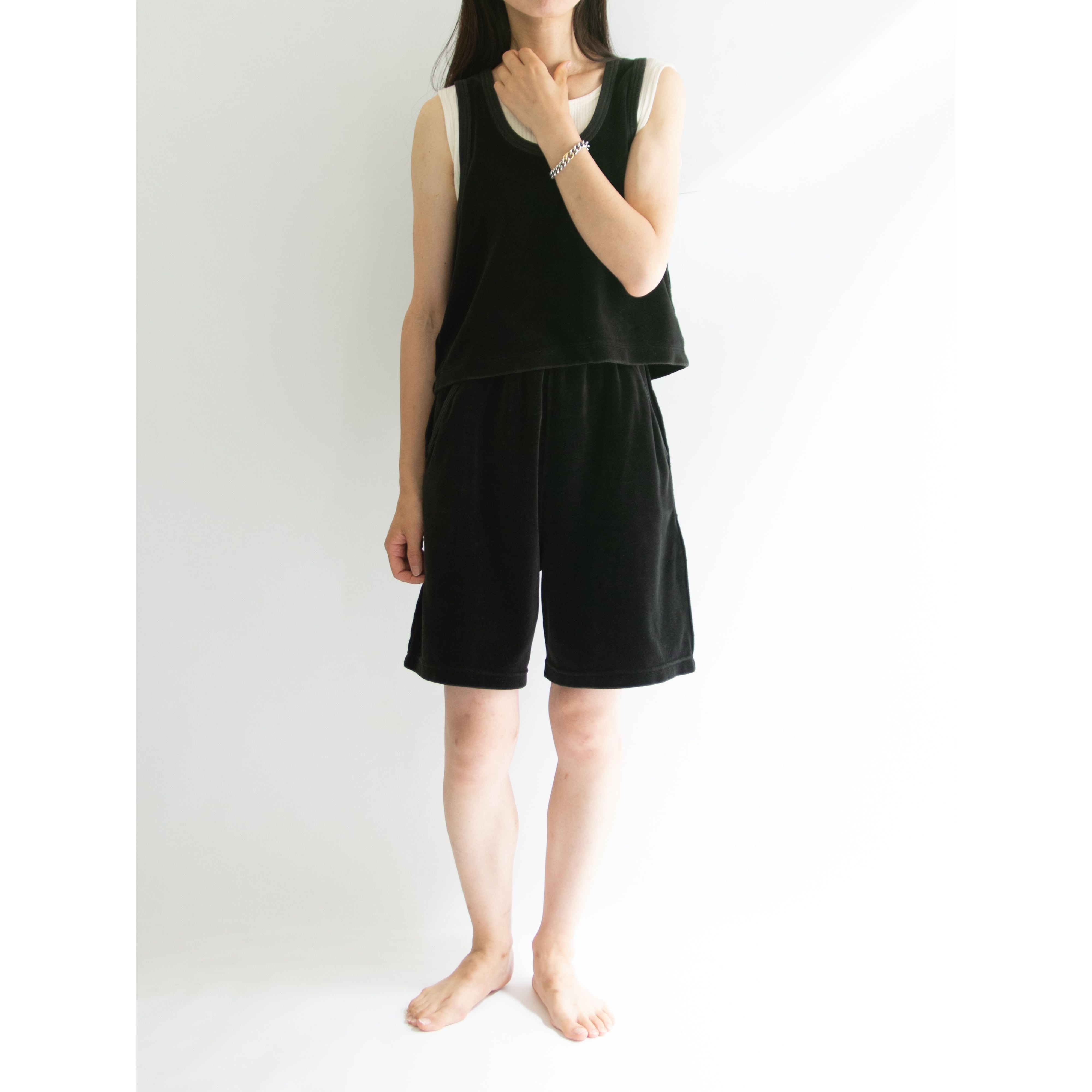 SONIA RYKIEL】Made in France Cotton-Polyester Velour Jersey Lounge