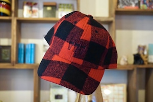 wool cap #01 red check