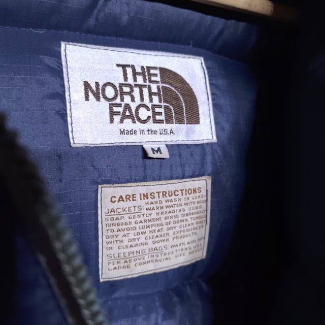 1970-80s The North Face Down Jacket Talon Navy / 茶タグ ノース