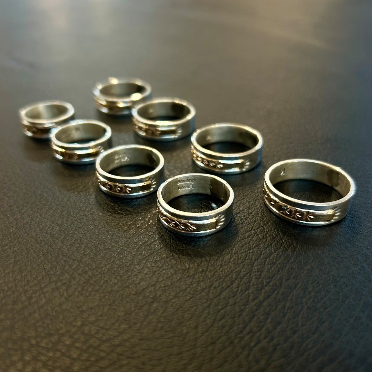 ナバホ族  14Kgfリング 20号 - 2