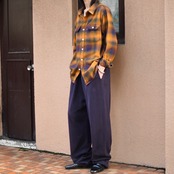 LANDS' END faded wide sweat pants