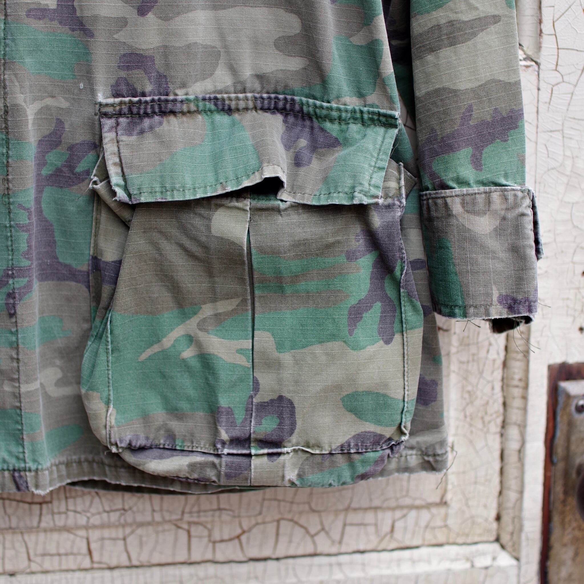 U.S. ARMY 迷彩ジャケット ヴィンテージ品 80s 90s U.S.ARMY ウッドランドカモ BDU ジャケット メンズS相当