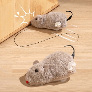 【GOODS】4色フワフワ電動マウス型ストレス解消猫のおもちゃ