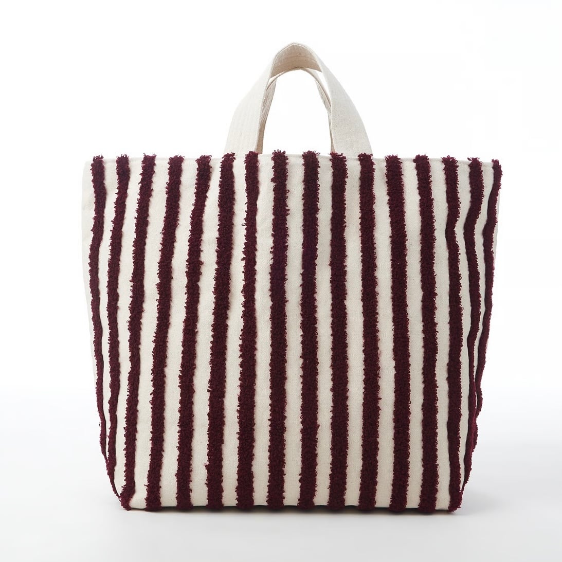 beej |LOOP STRIPE BOX TOTE BAG (2colors)