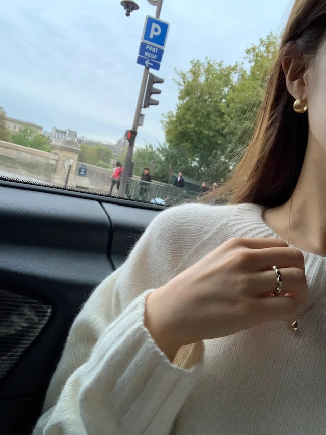 (OUNCE) cash basic pullover knit / 4color