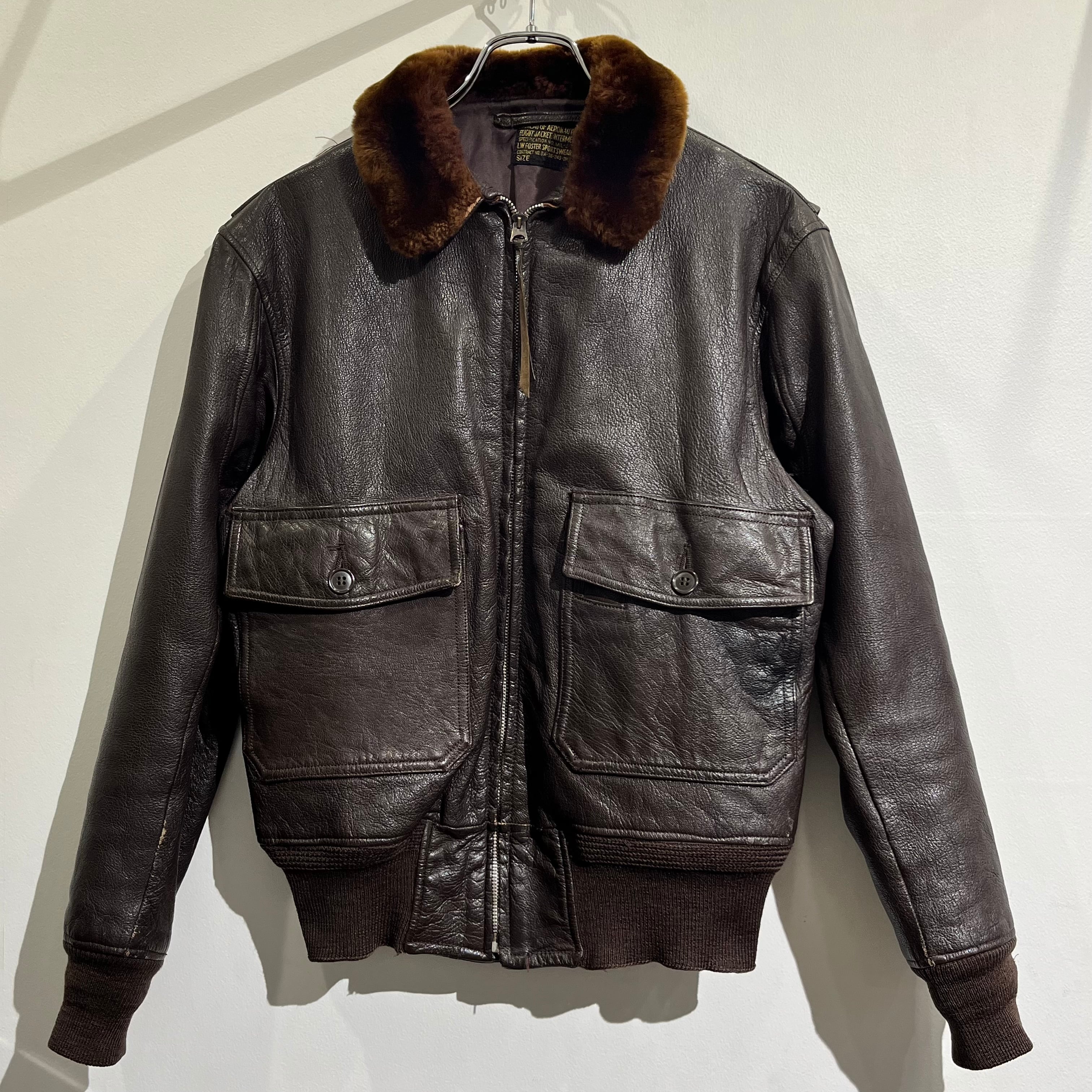 40s US NAVY G-1 Flight Jacket 40s US NAVY G-1 フライトジャケット
