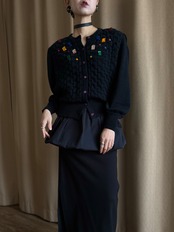 MCSISTER jewelry knit cardigan-5104-12
