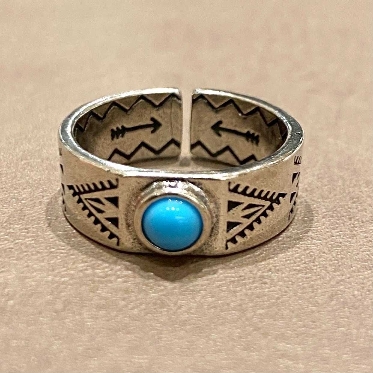90～00s GOODENOUGH/College ring/16号相当/GE刻印/カレッジリング