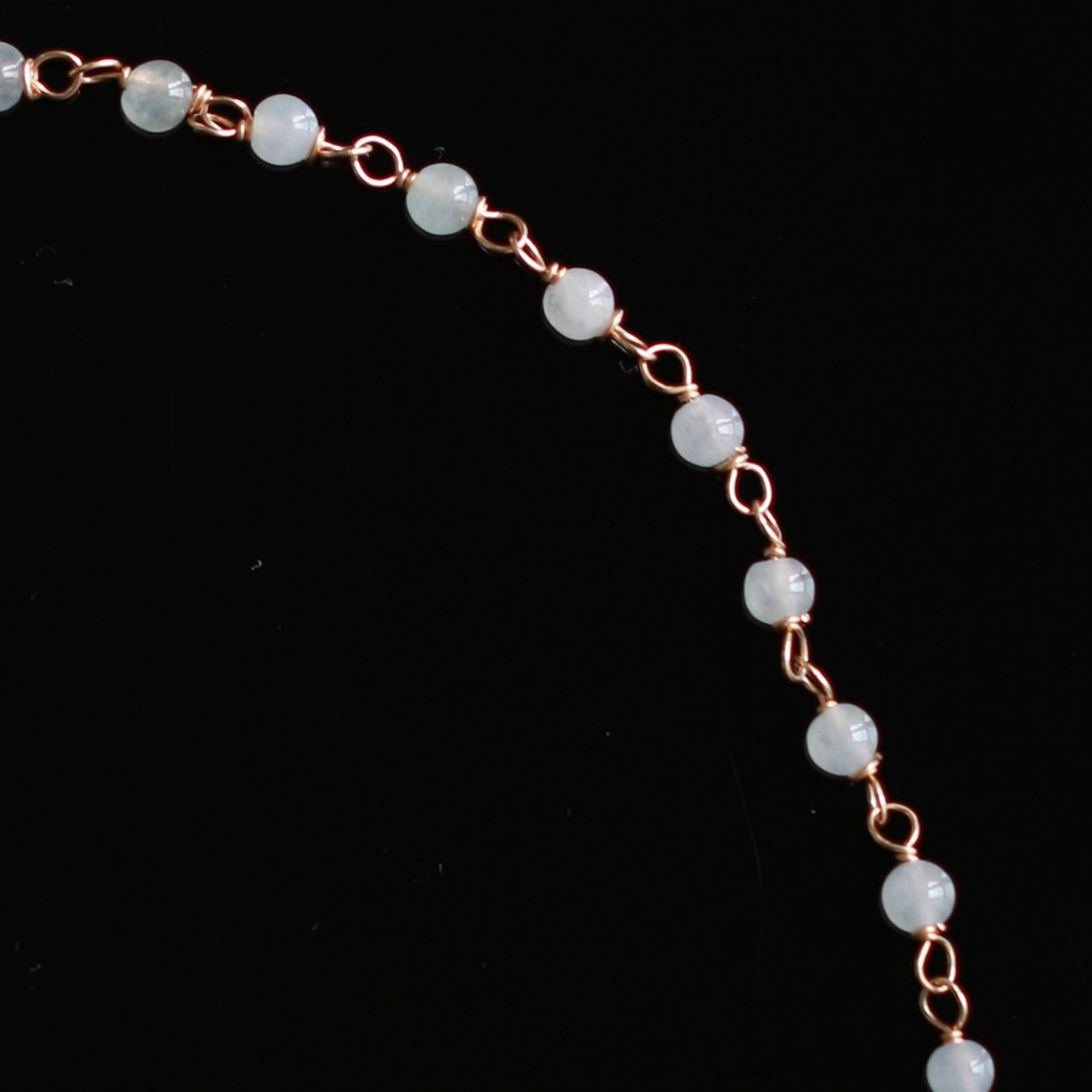 翡翠をサラッと使いたい方！ＭeiNu人気アイテム 白翡翠眼鏡留めネックレスK14GF Ａ貨翡翠 jd_ne1035