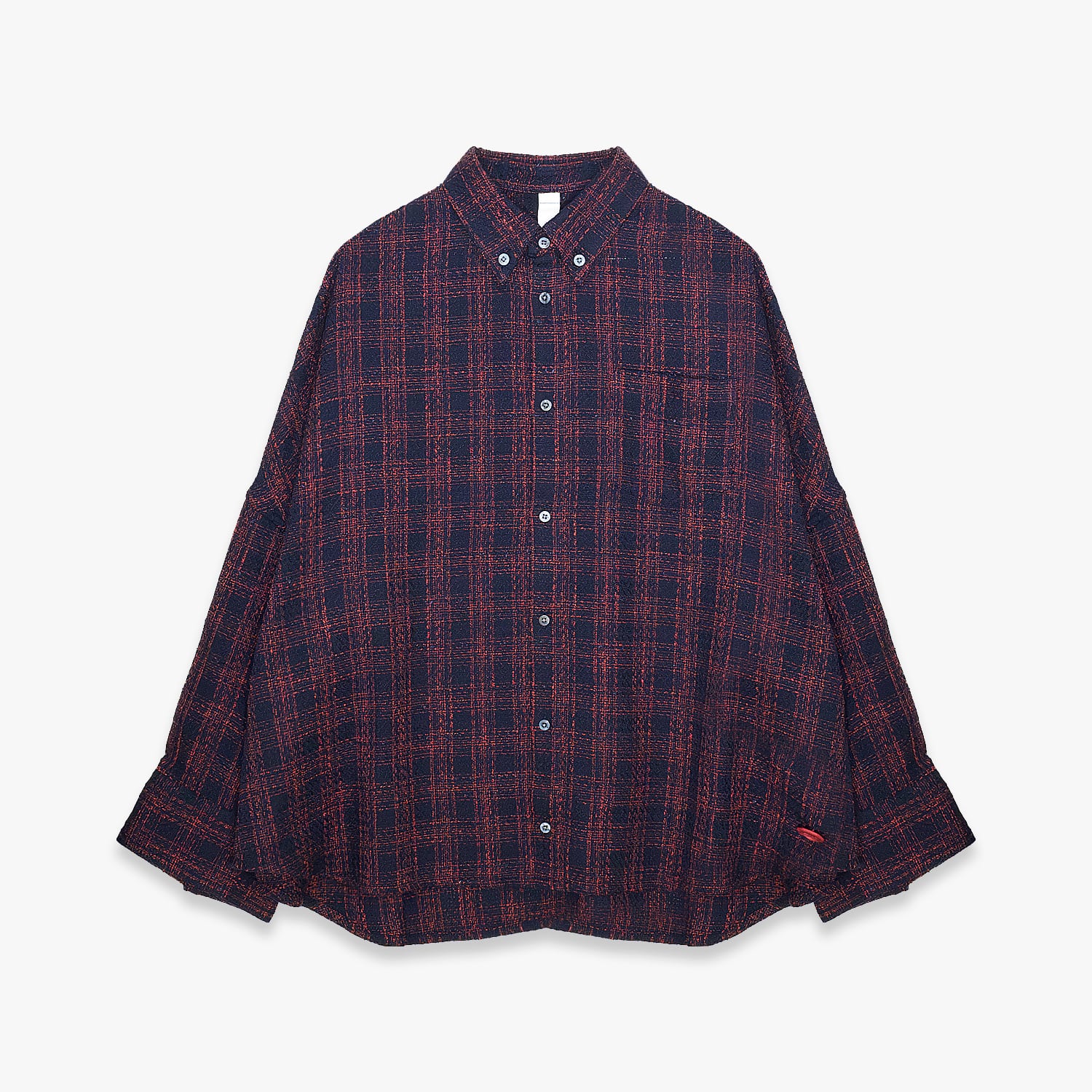 SHINYAKOZUKA 25AW GIANT SHIRT (MIDNIGHT*RED)
