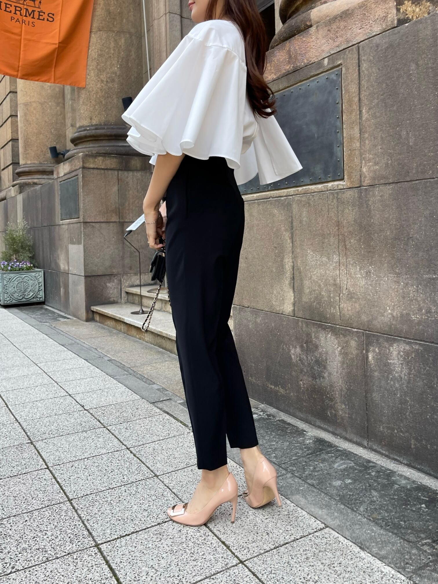 hyeon ヘヨン sheer cloudy blouse ブラウス | www.orabioorganic.com