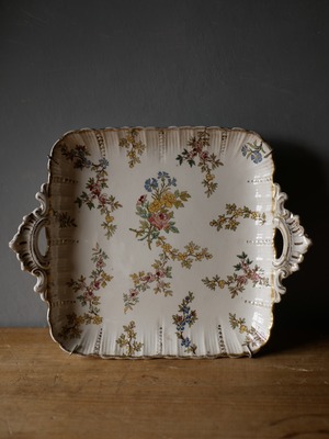 サルグミンヌ　飾り皿　フランスアンティーク　アンティークのある暮らし　ブロカント