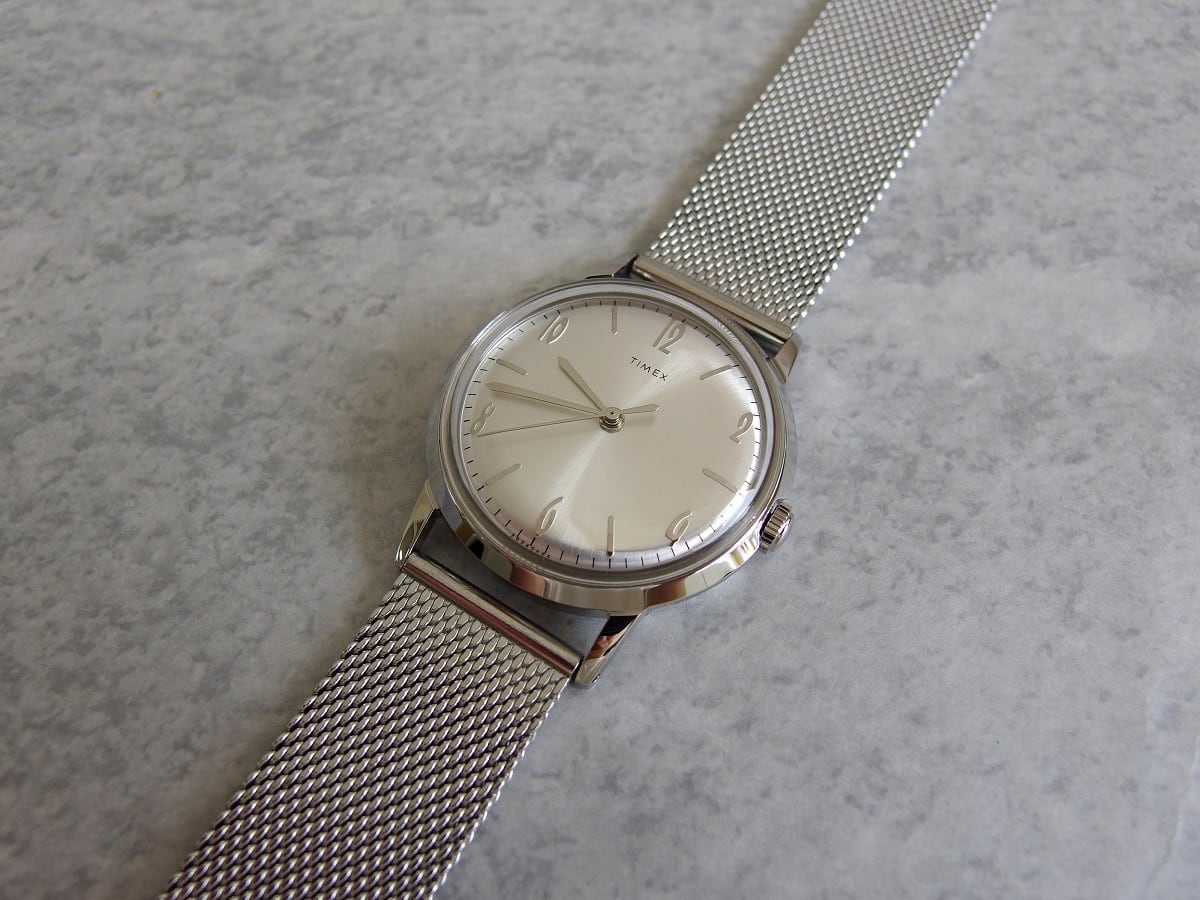TIMEX】Marlin （マーリン）シルバーブレス TW2T18500 機械式/手巻き