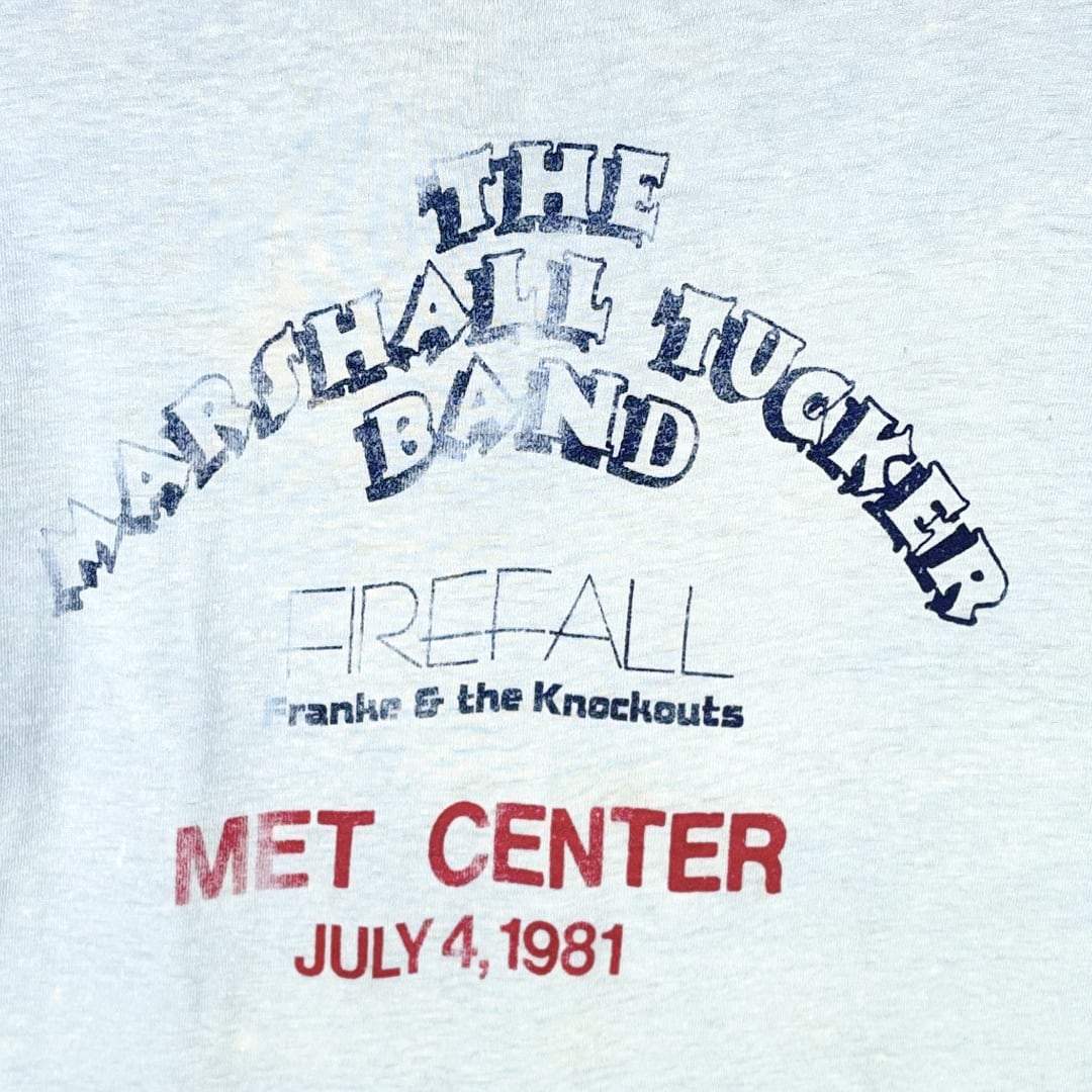 80s マーシャルタッカーバンド USA製 ヴィンテージTシャツ