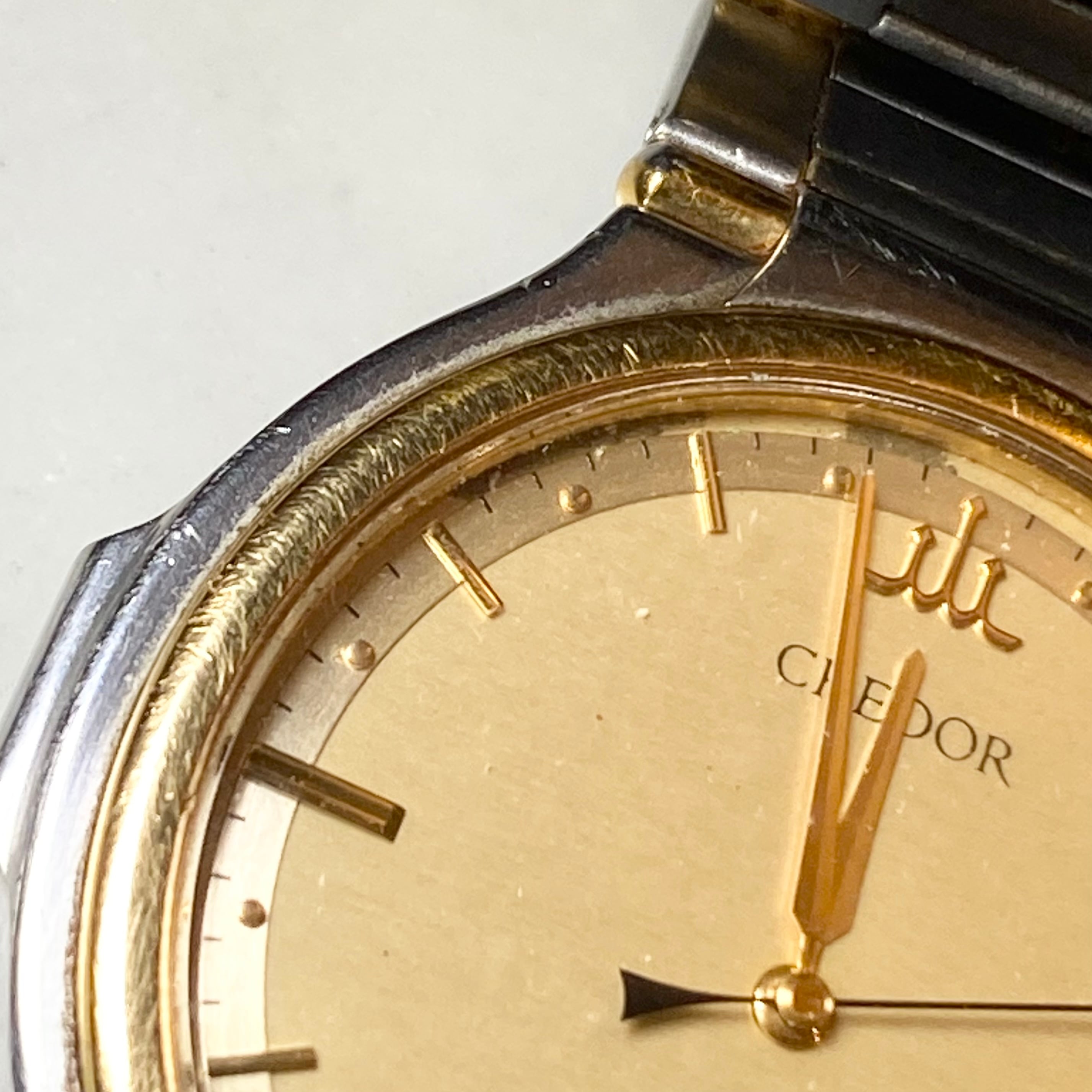 vintage CREDOR quartz watch “9571-7000” | NOIR ONLINE