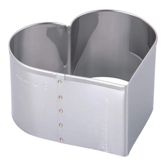 遠藤商事 TKG 野菜抜き型 パテ抜 ハート型 №1~№12の 12個セット ステンレス製で錆びにくく衛生的 サイズバリエーションが多く便利 日本製 プロ用 業務用 BPT05