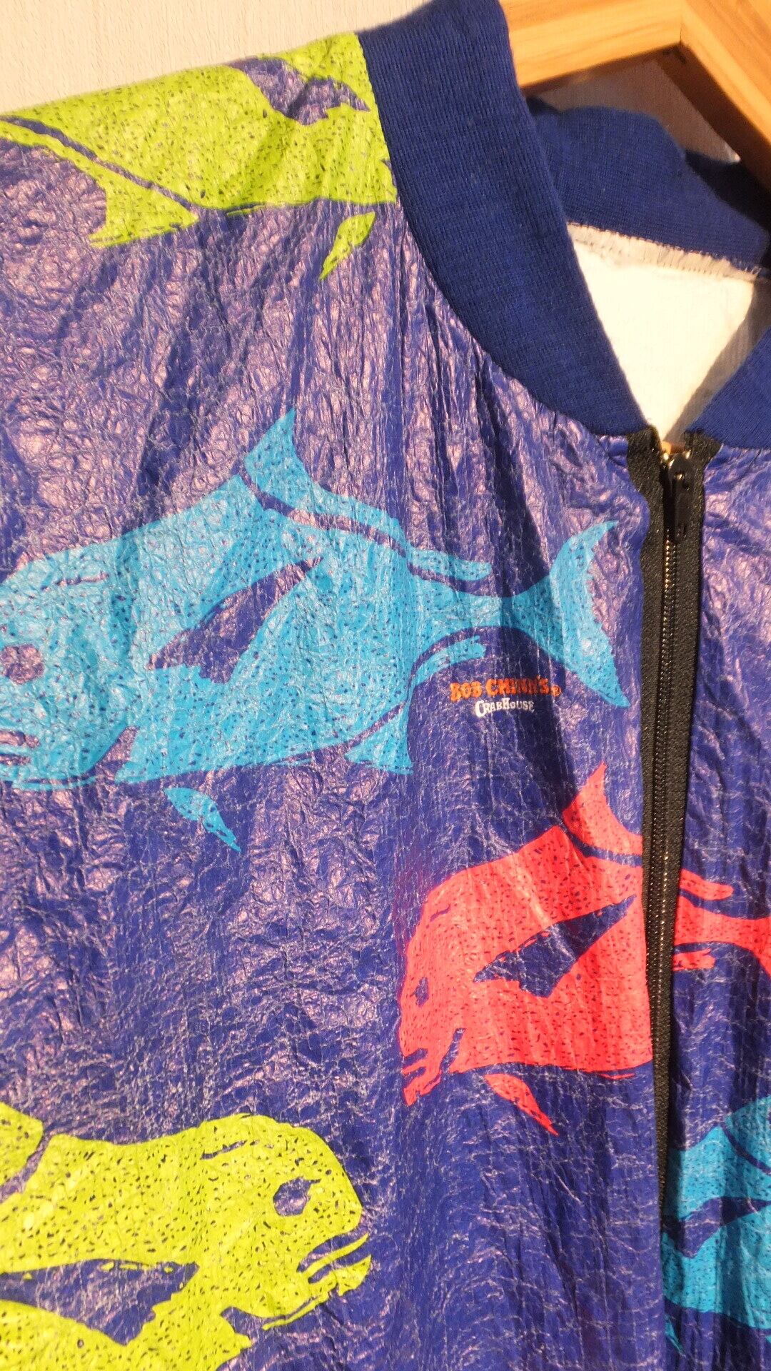 USA Vintageジャンパー ブルゾン プッチ柄 幾何学模様 紫 90s HOOK 
